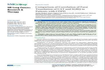 Comparison of Correlation of Farsi Translation of CAT and SGRQ in Patients with COPD